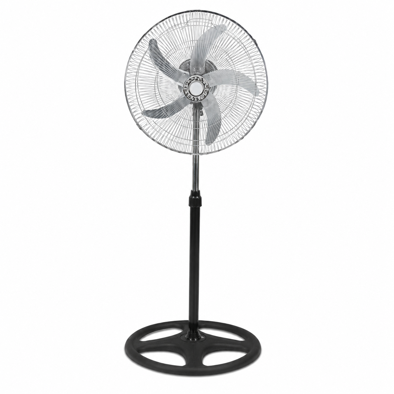 Ventilateur sur pied 75W Ø50 cm – 5 pales en aluminium