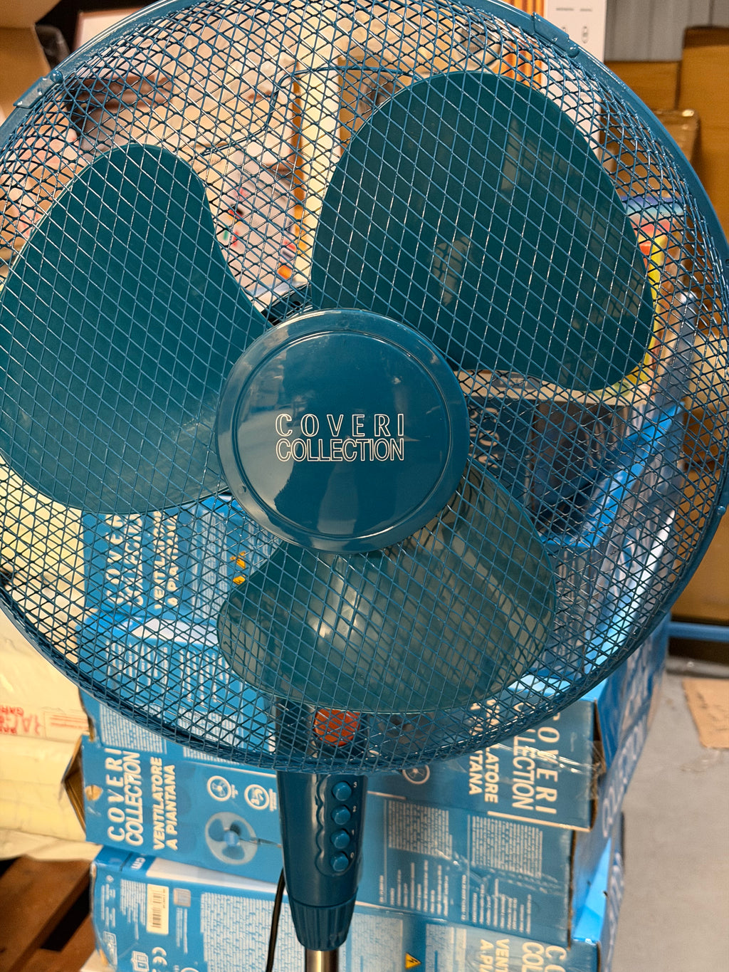 Ventilateur sur pied 60W — Oscillation automatique, hauteur réglable 128 cm