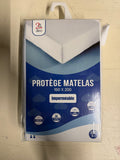 Protège-matelas imperméable 160 × 200 cm — Tissu respirant, bonnet 25 cm