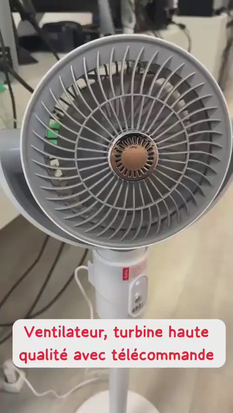 Ventilateur circulateur d'air F1 3-en-1 — Télécommande, oscillation automatique